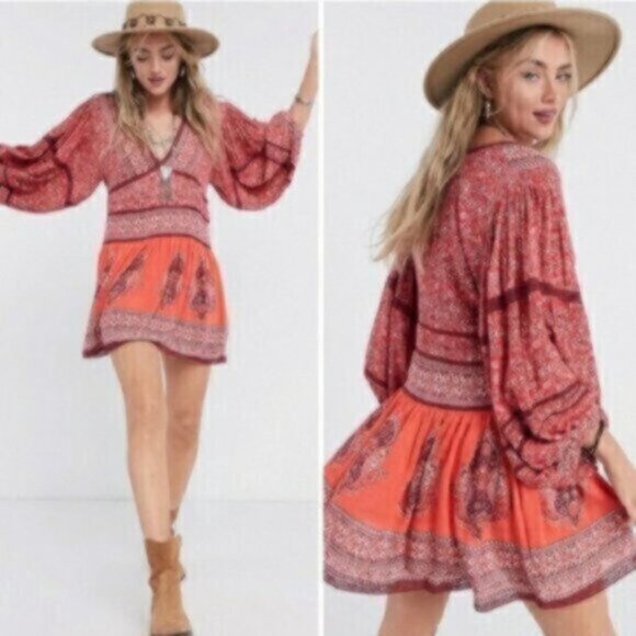 Free People Luna Scarf Print Tunic - Picture 10 of 11